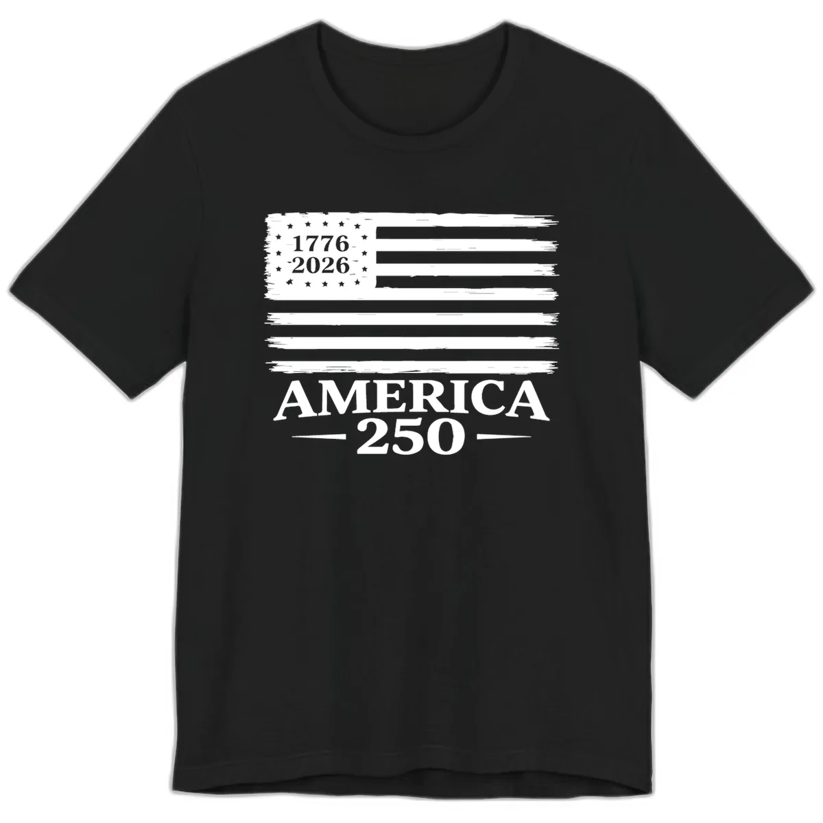 America 250th Anniversary Celebration Premium T-Shirt in Black