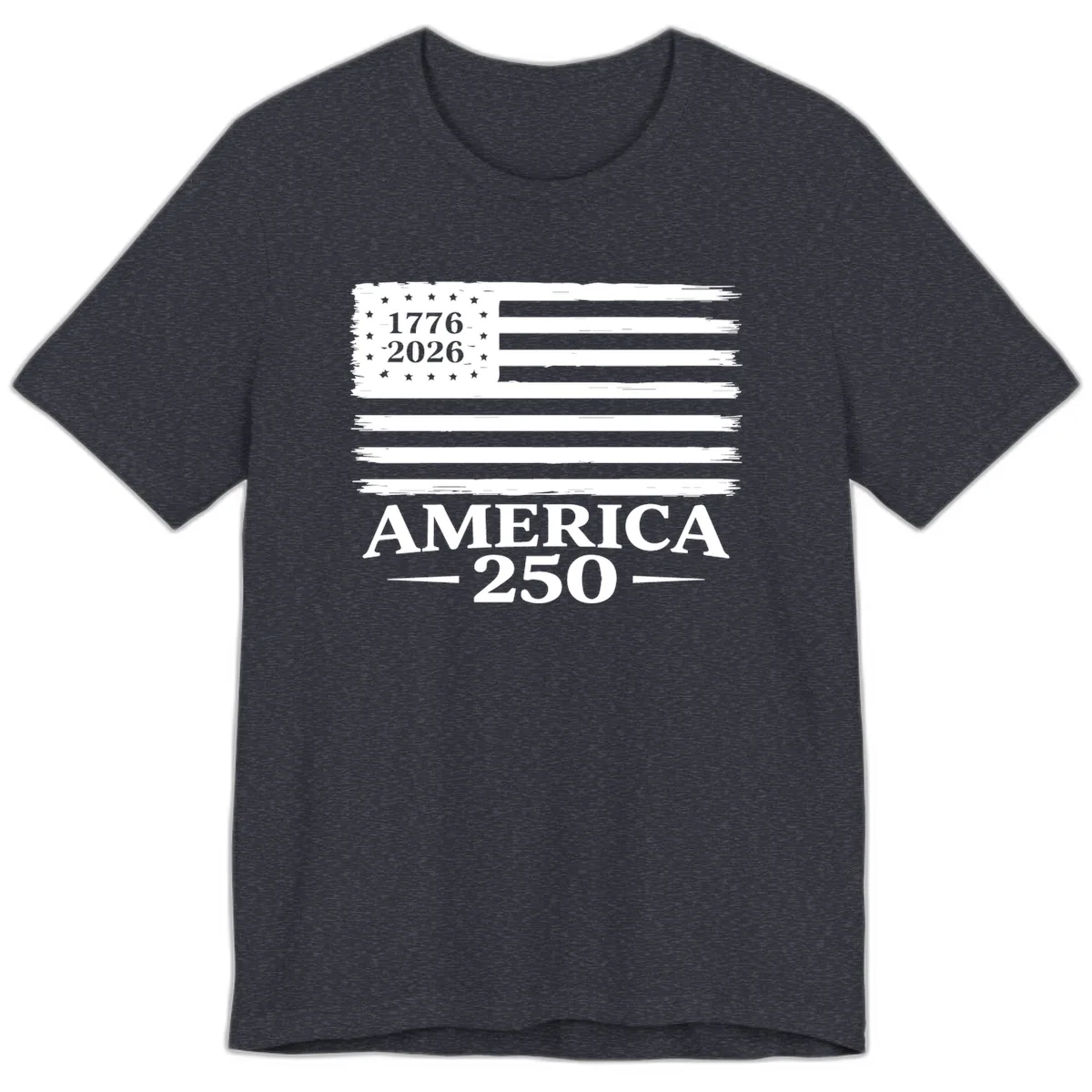 America 250th Anniversary Celebration Premium T-Shirt in Heather Navy