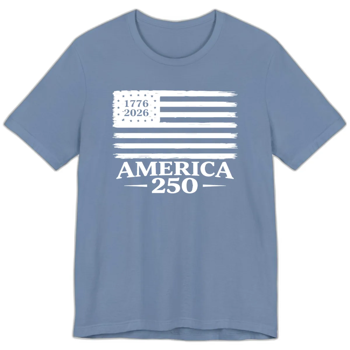 America 250th Anniversary Celebration Premium T-Shirt in Steel Blue