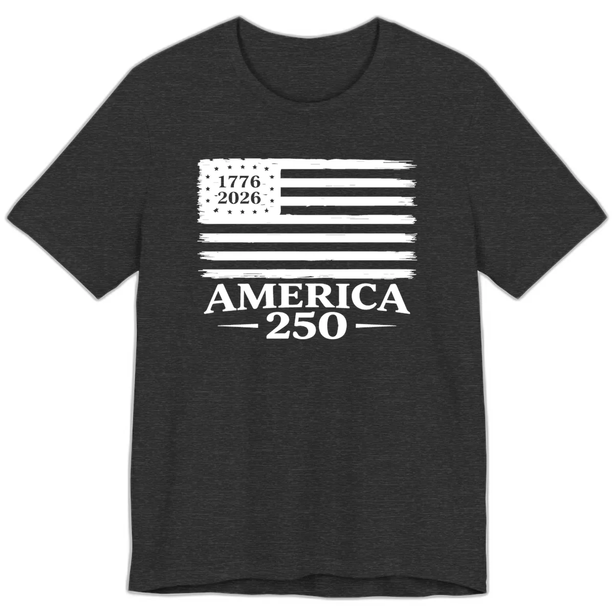 America 250th Anniversary Celebration Premium T-Shirt in Dark Grey Heather