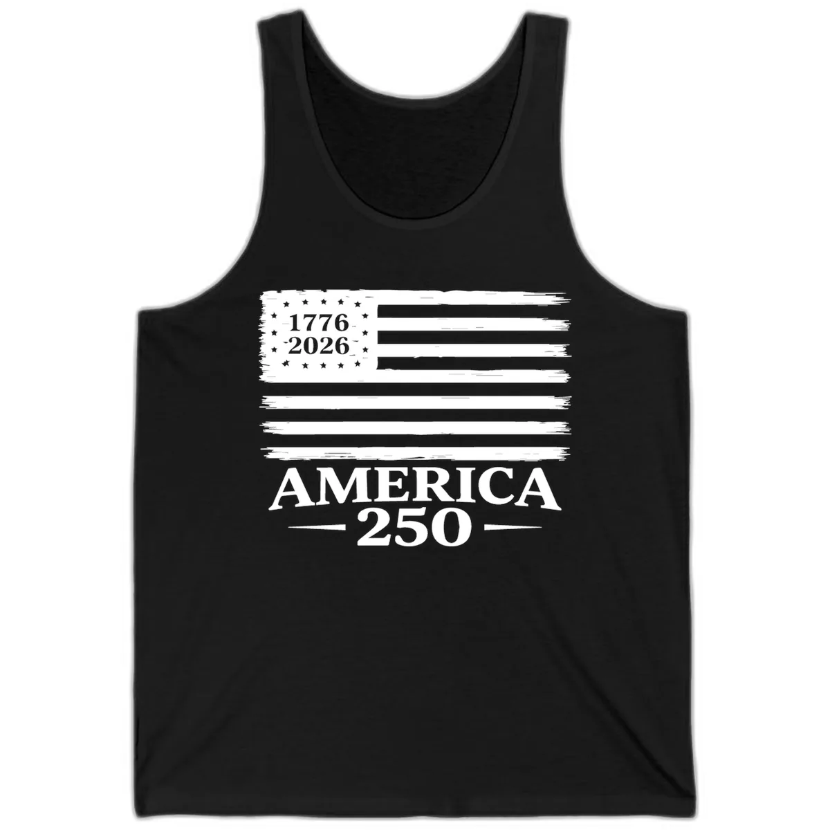America 250th Anniversary Celebration Tank in Black