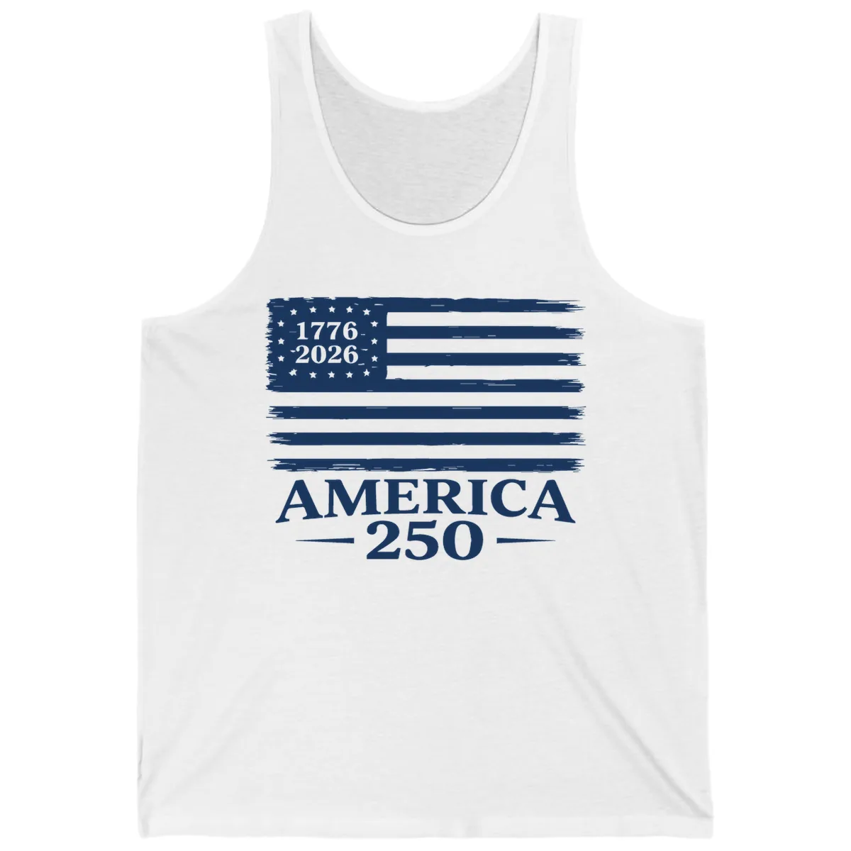 America 250th Anniversary Celebration Tank in White