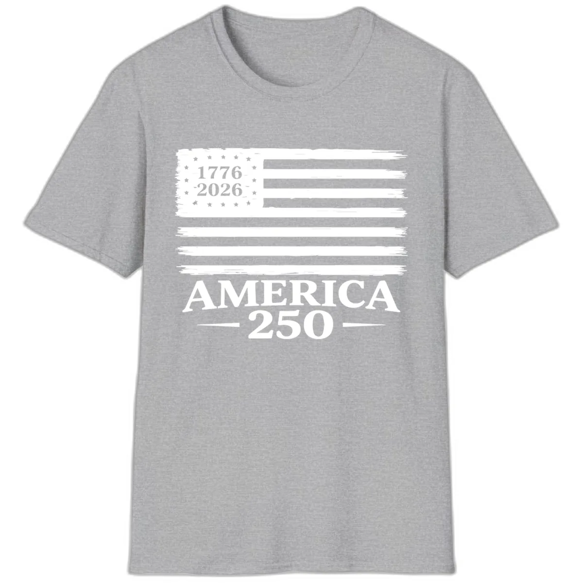 America 250th Anniversary Celebration T-Shirt in Sport Grey