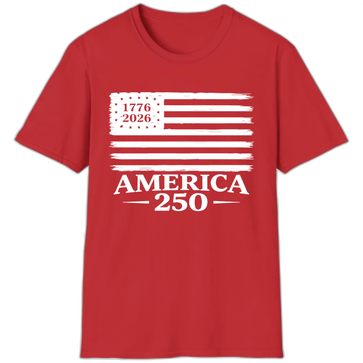 America 250th Anniversary Celebration T-Shirt in Red