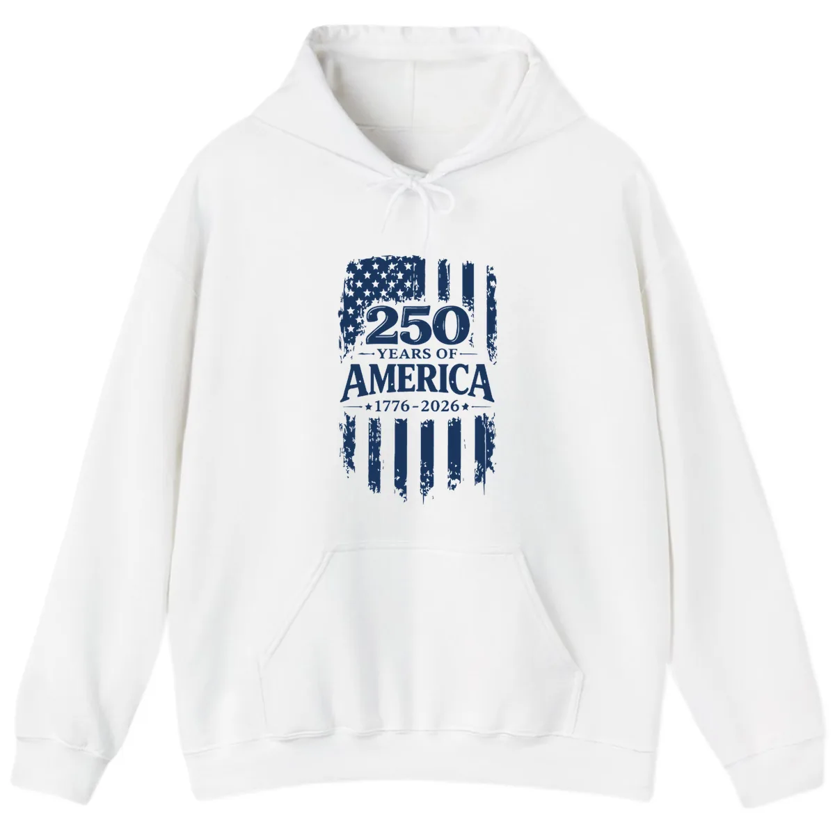 250 Years Of America Celebration Hoodie in White
