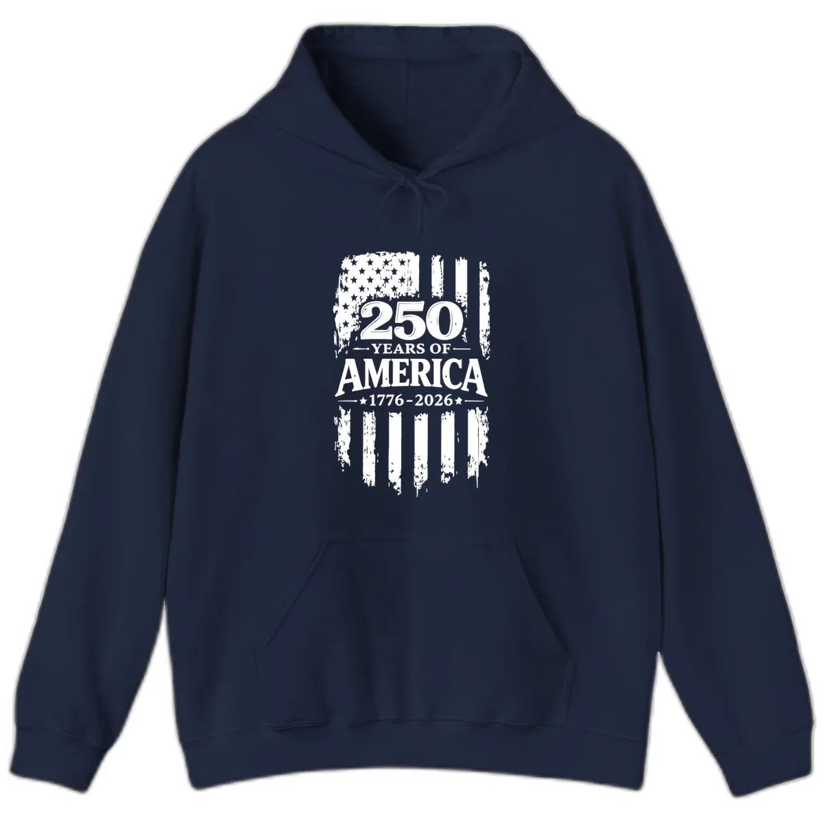 250 Years Of America Celebration Hoodie in Navy