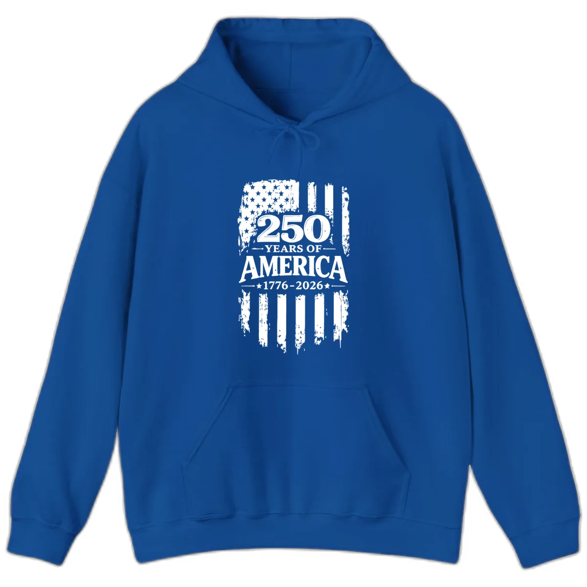 250 Years Of America Celebration Hoodie in Royal