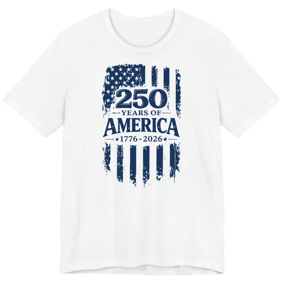 250 Years Of America Celebration Premium T-Shirt in White