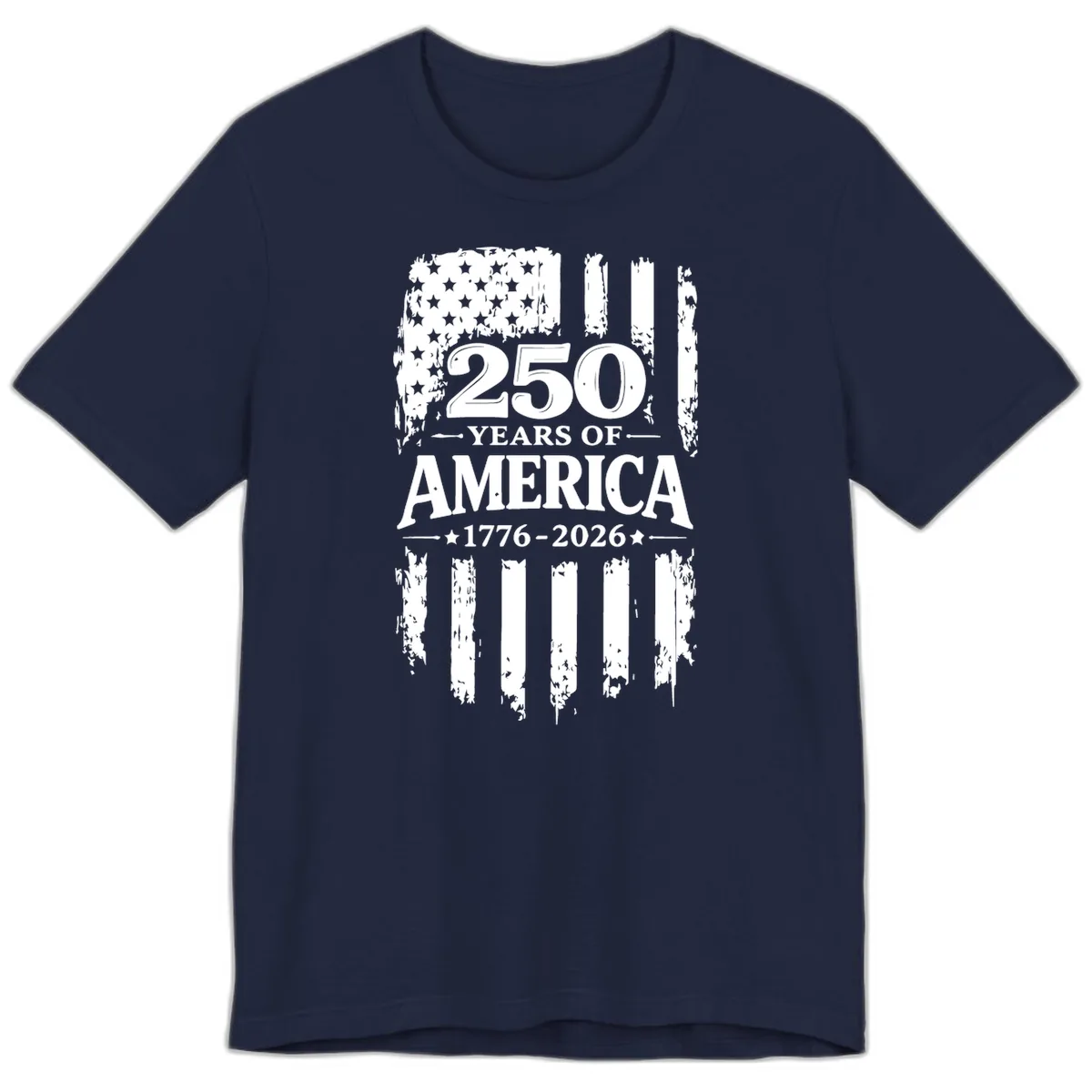 250 Years Of America Celebration Premium T-Shirt in Navy