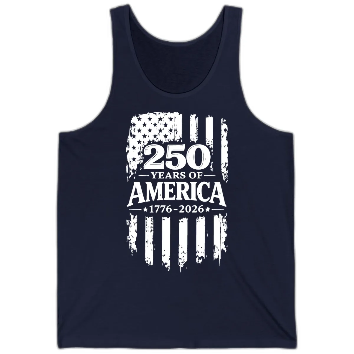 250 Years Of America Celebration Tank in Navy