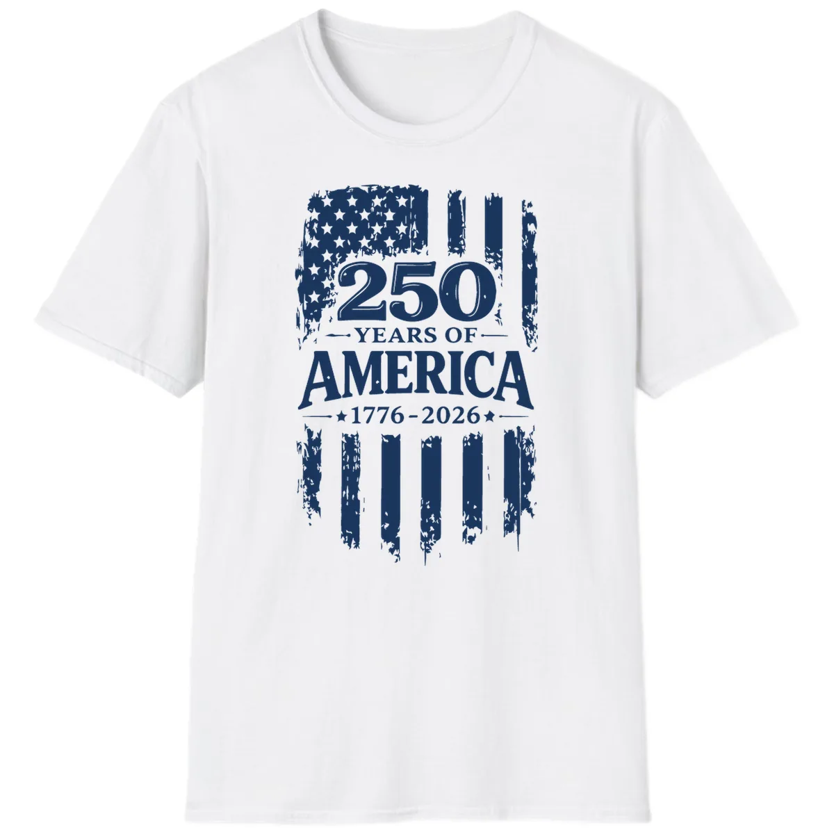 250 Years Of America Celebration T-Shirt in White