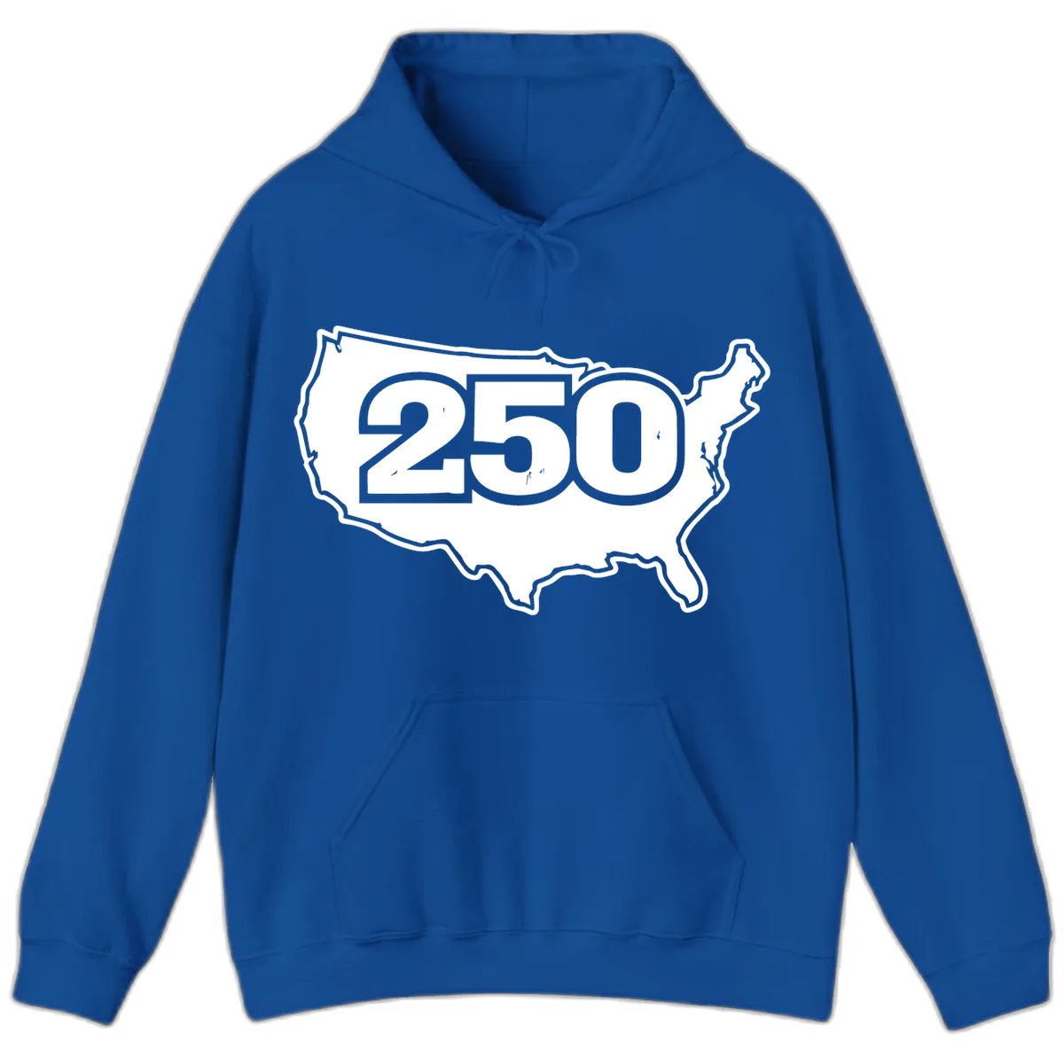 America 250th Anniversary Celebration Design Hoodie in Royal
