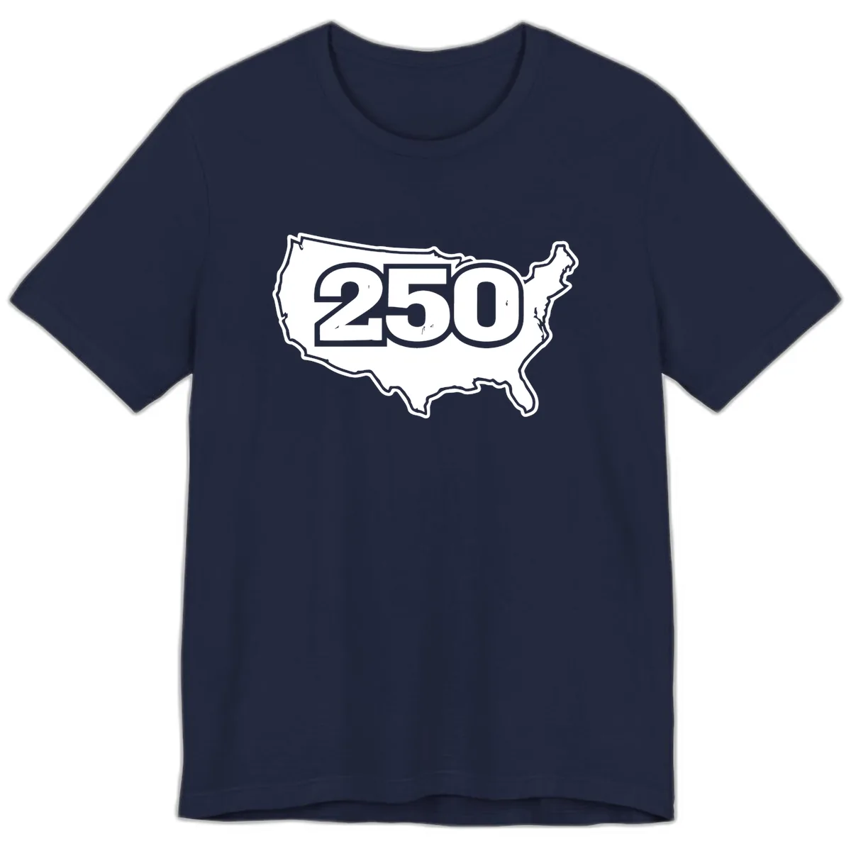 America 250th Anniversary Celebration Design Premium T-Shirt in Navy