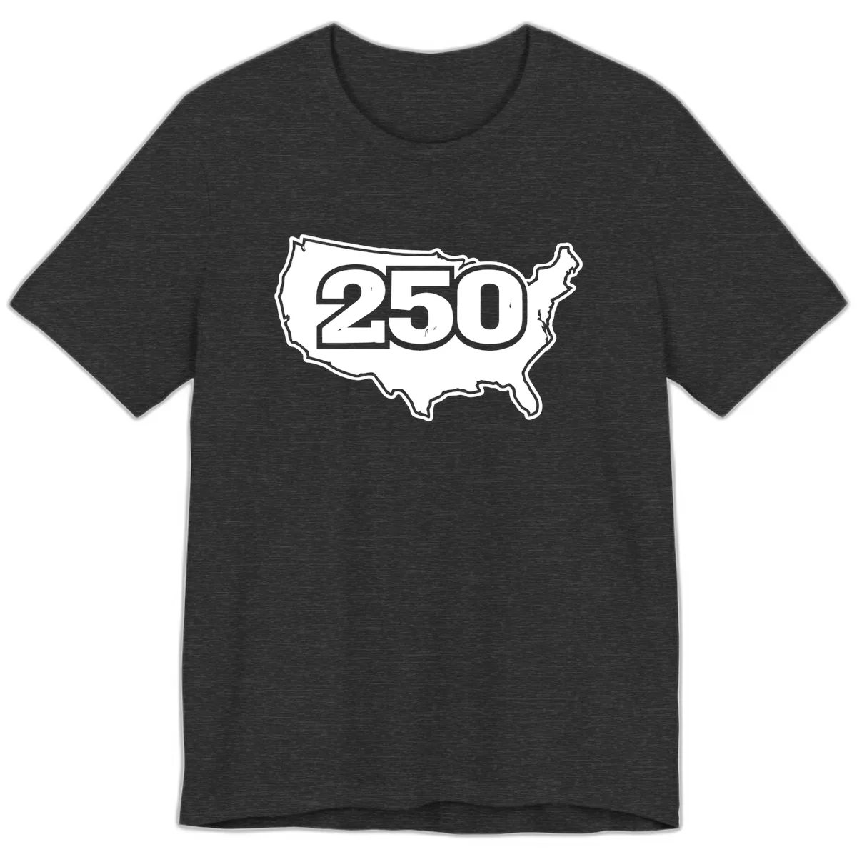 America 250th Anniversary Celebration Design Premium T-Shirt in Dark Grey Heather