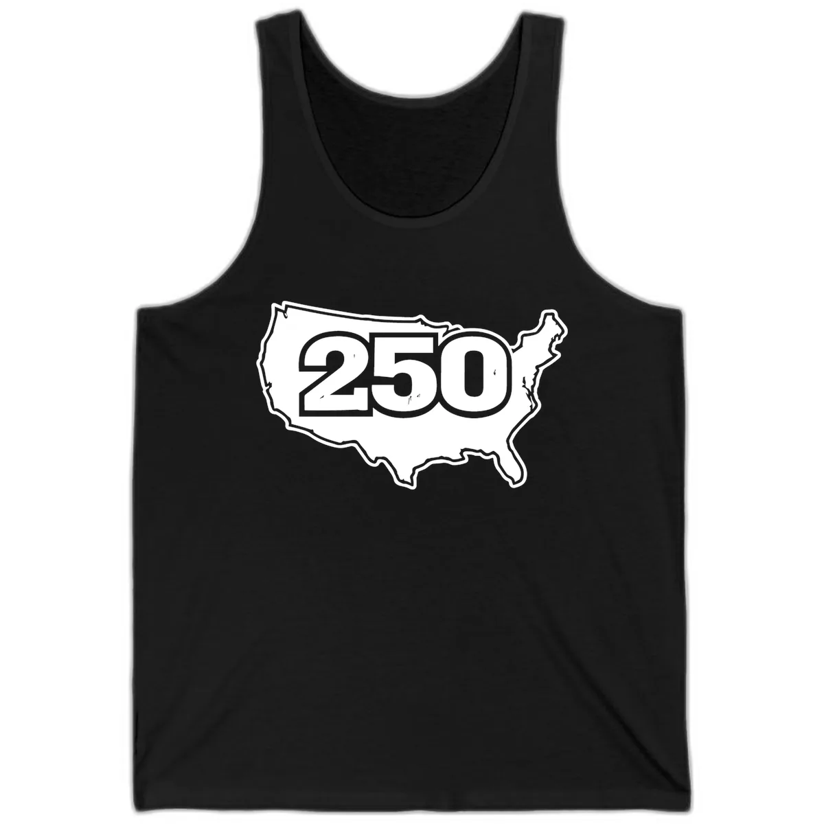 America 250th Anniversary Celebration Design Tank in Black