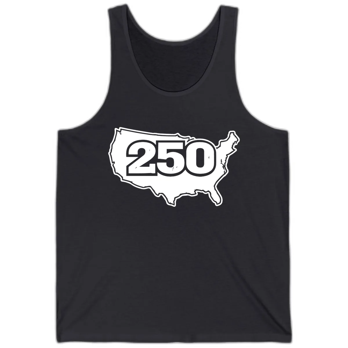 America 250th Anniversary Celebration Design Tank in Dark Grey