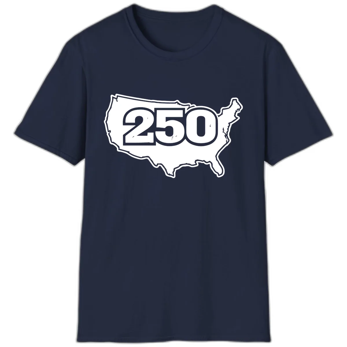 America 250th Anniversary Celebration Design T-Shirt in Navy
