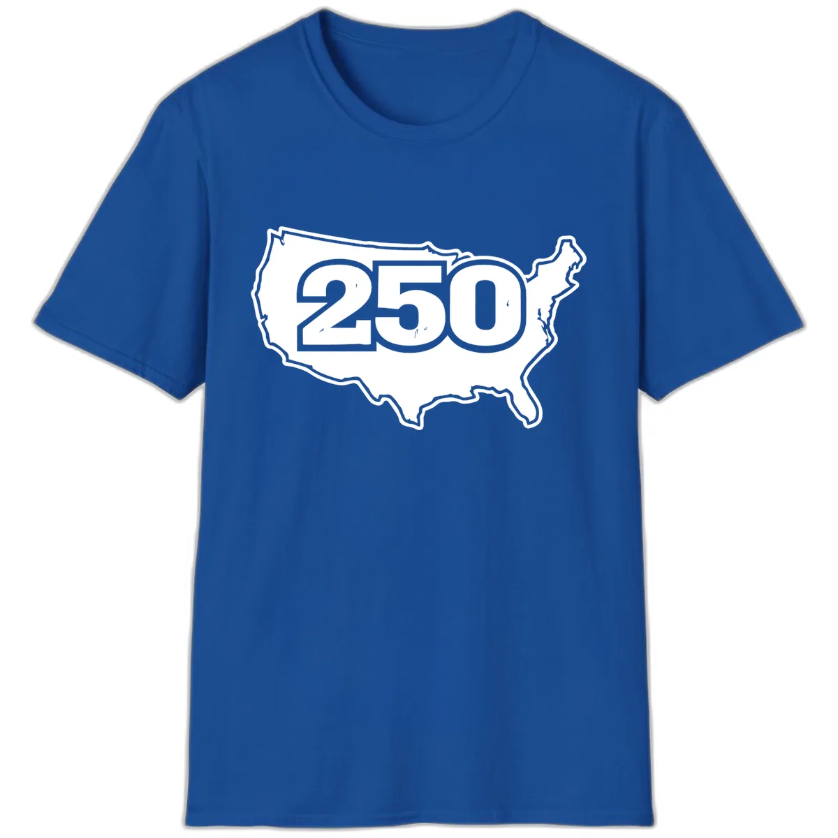 America 250th Anniversary Celebration Design T-Shirt in Royal