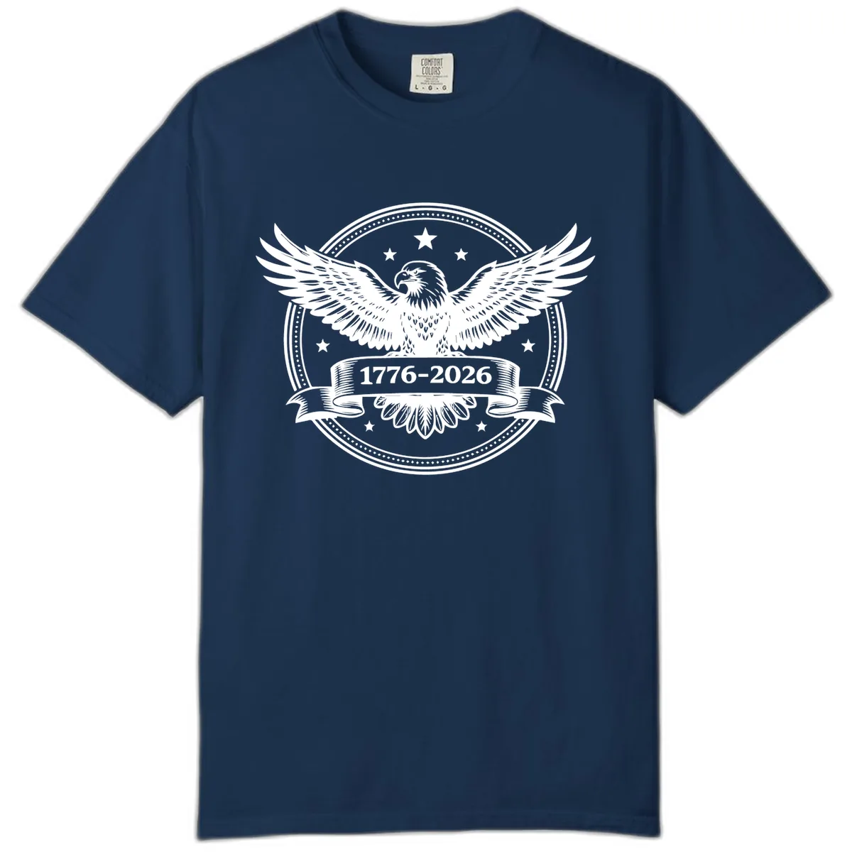 America's 250th Anniversary Eagle Comfort Color in Navy