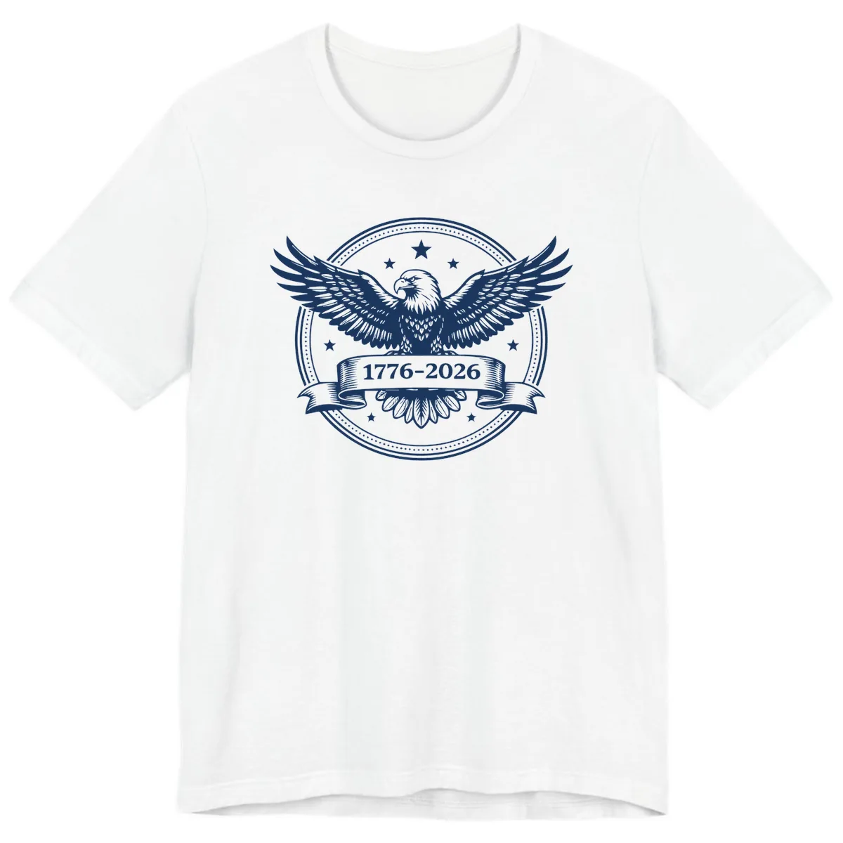 America's 250th Anniversary Eagle Premium T-Shirt in White