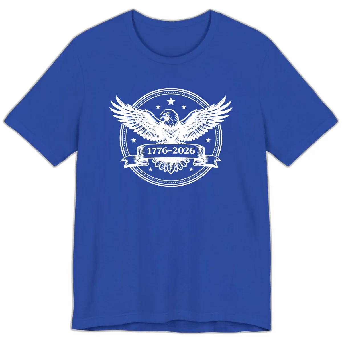 America's 250th Anniversary Eagle Premium T-Shirt in True Royal