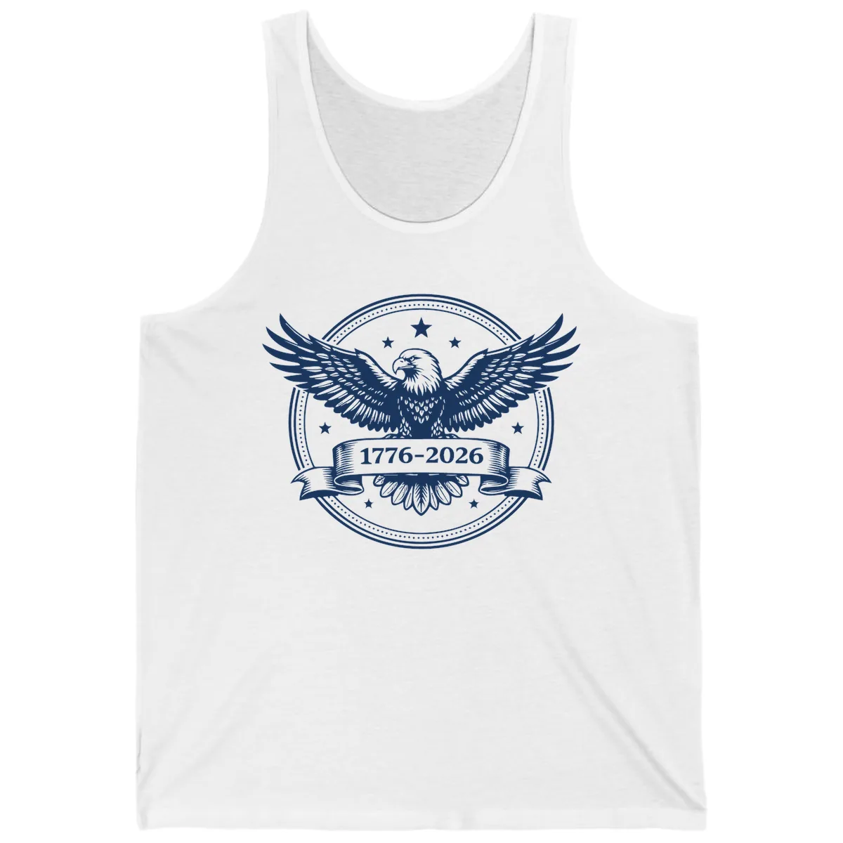 America's 250th Anniversary Eagle Tank in White
