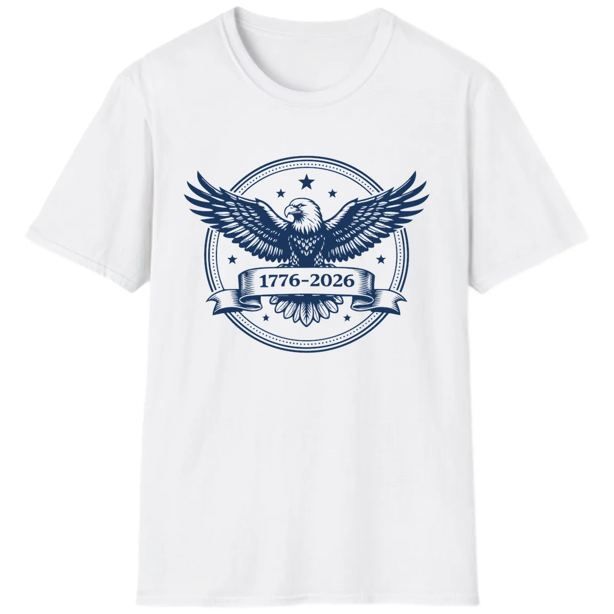 America's 250th Anniversary Eagle T-Shirt in White