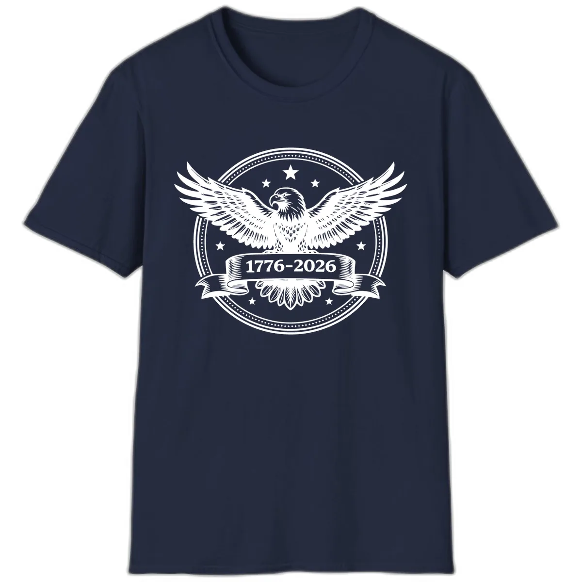 America's 250th Anniversary Eagle T-Shirt in Navy