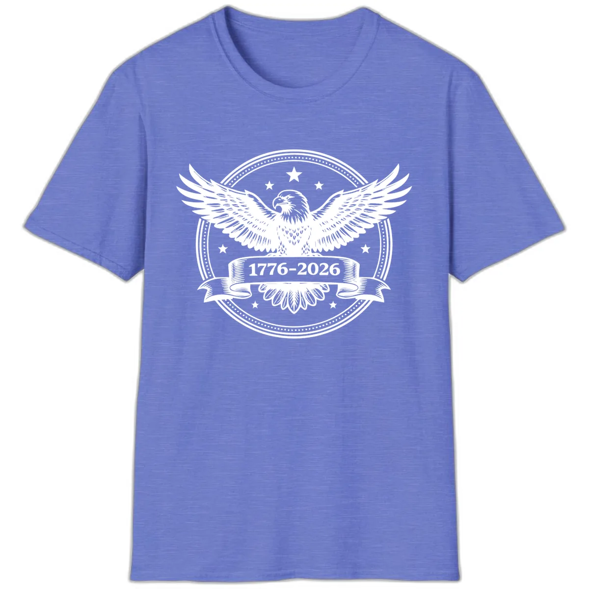 America's 250th Anniversary Eagle T-Shirt in Heather Royal