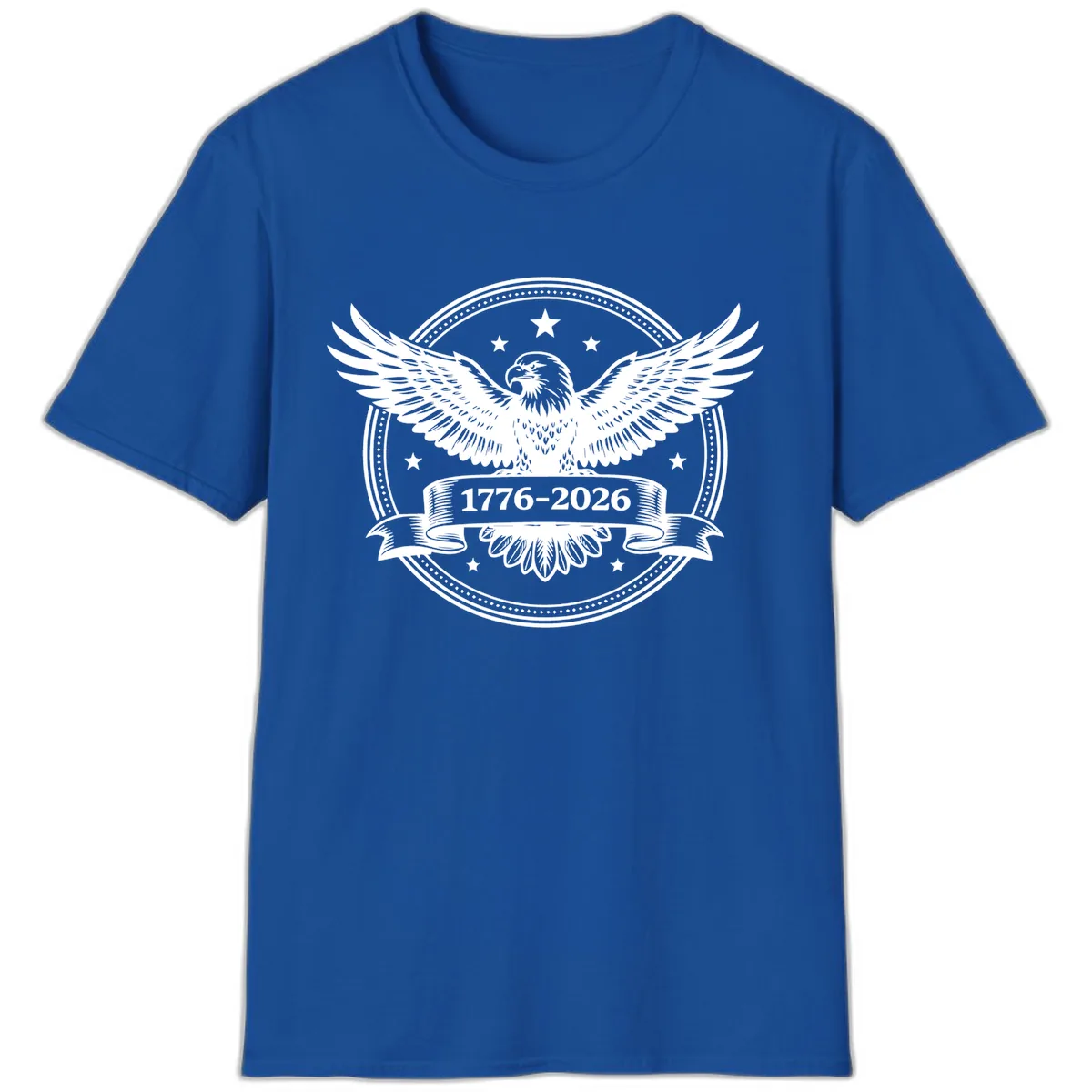 America's 250th Anniversary Eagle T-Shirt in Royal