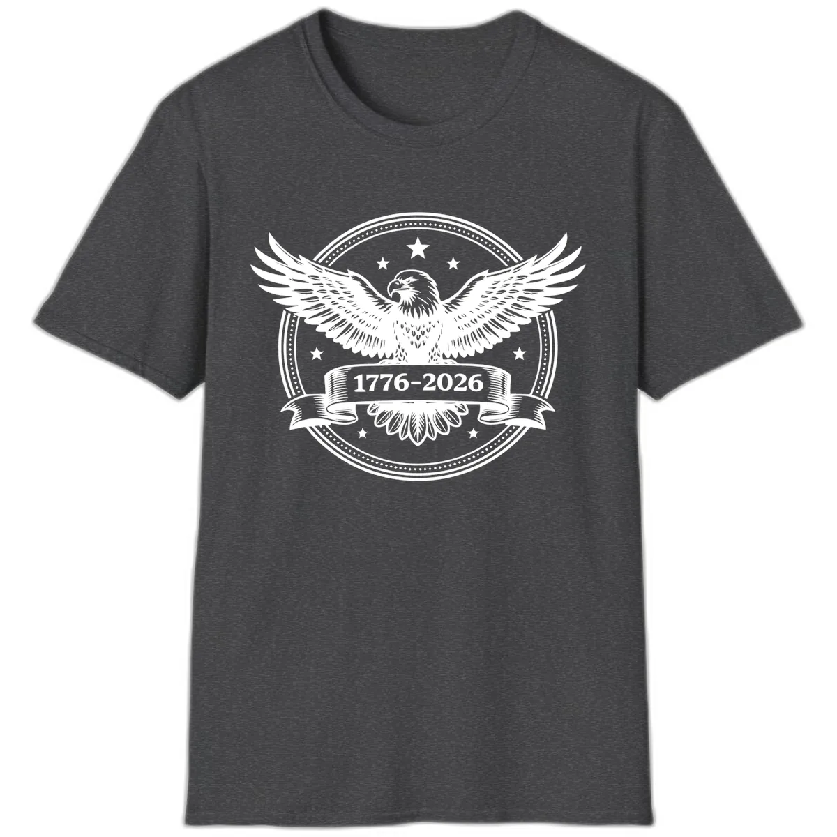 America's 250th Anniversary Eagle T-Shirt in Dark Heather
