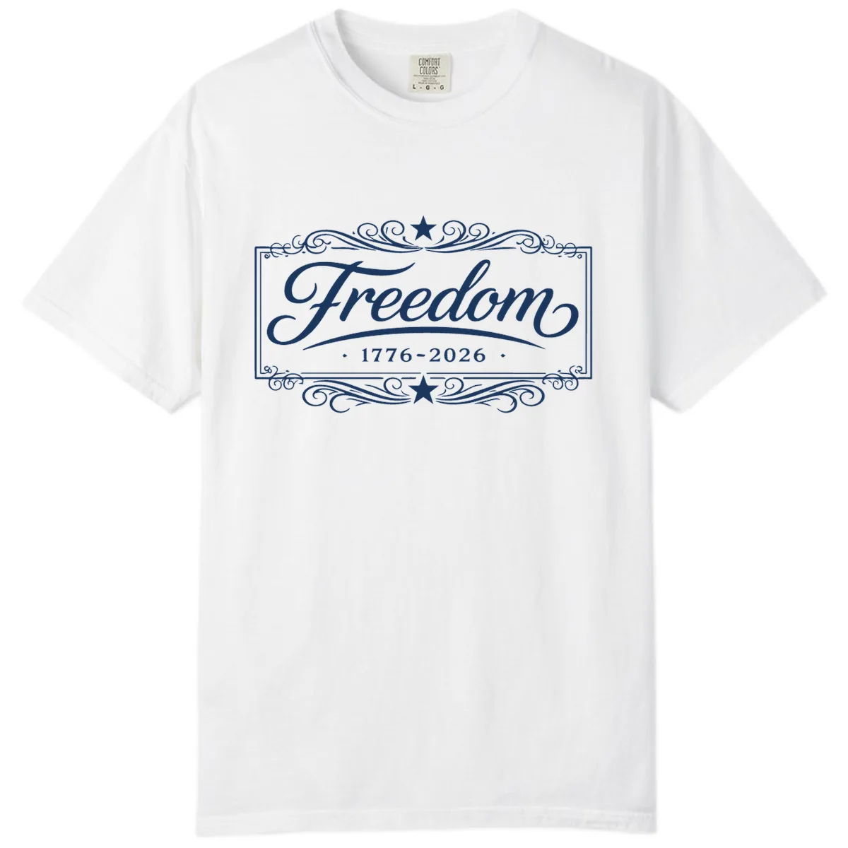 Freedom 250th Anniversary Comfort Color in White