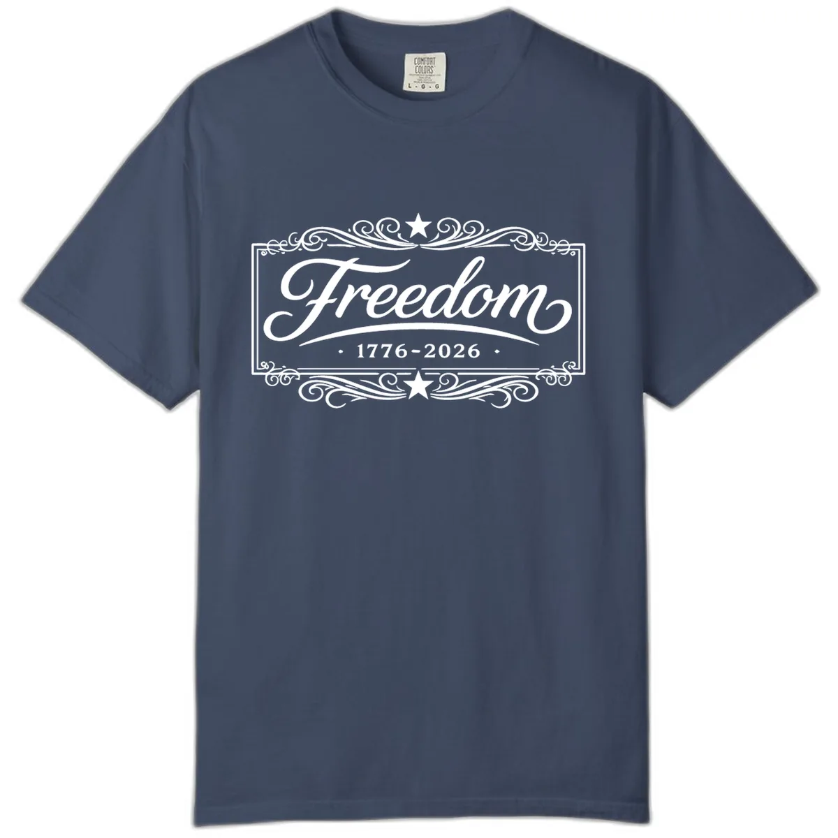 Freedom 250th Anniversary Comfort Color in Midnight