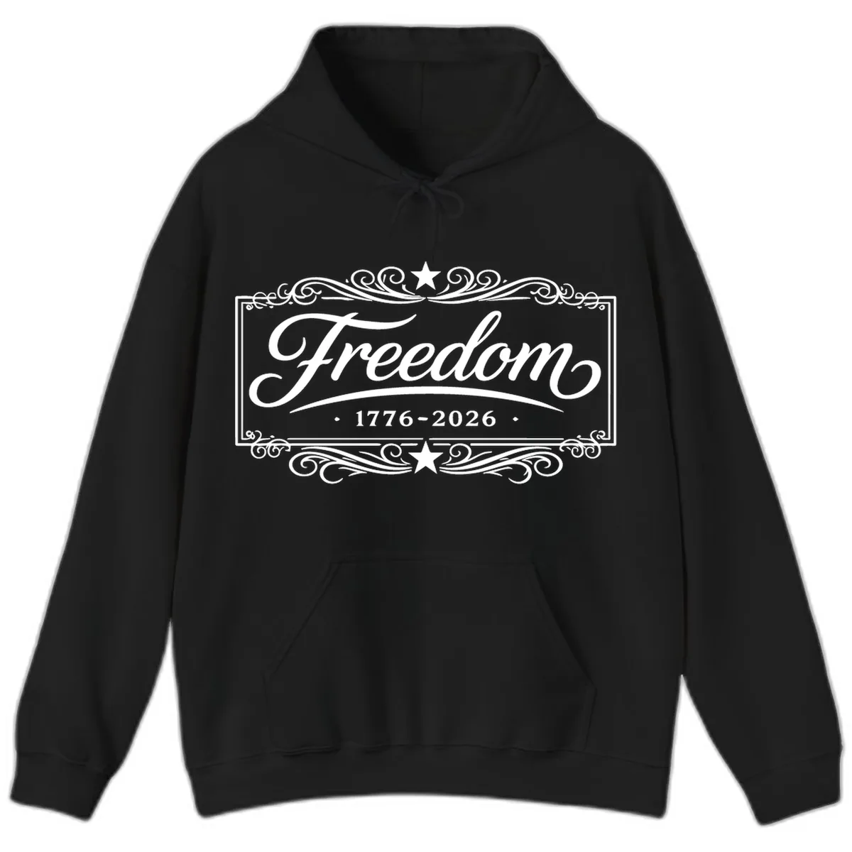 Freedom 250th Anniversary Hoodie in Black