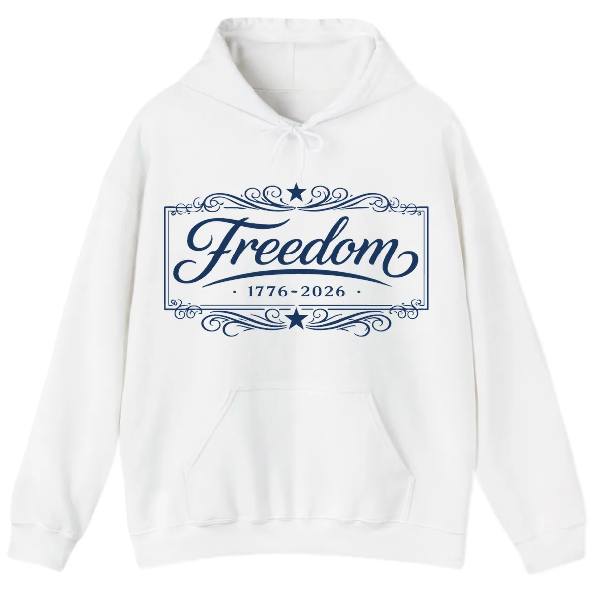 Freedom 250th Anniversary Hoodie in White