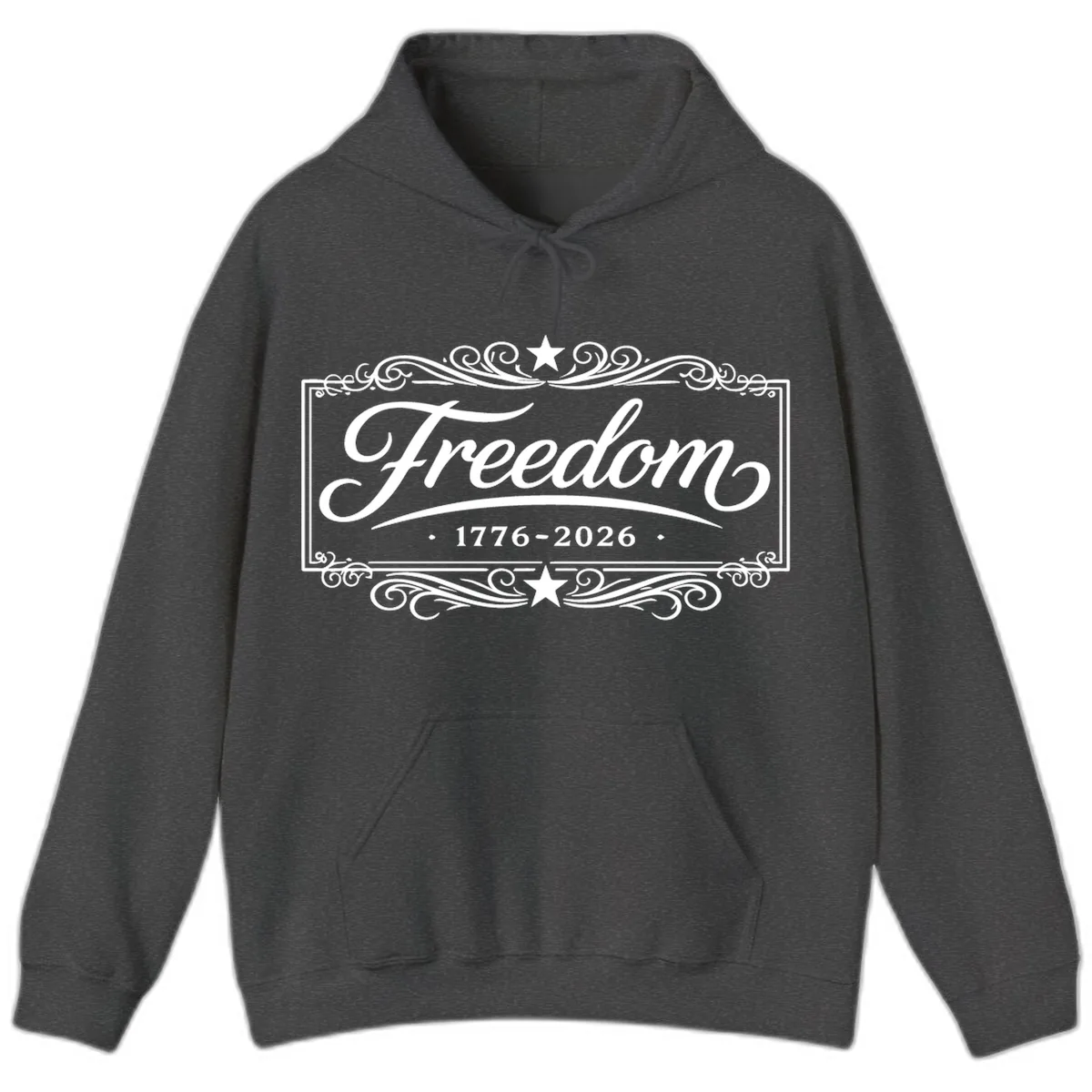 Freedom 250th Anniversary Hoodie in Dark Heather