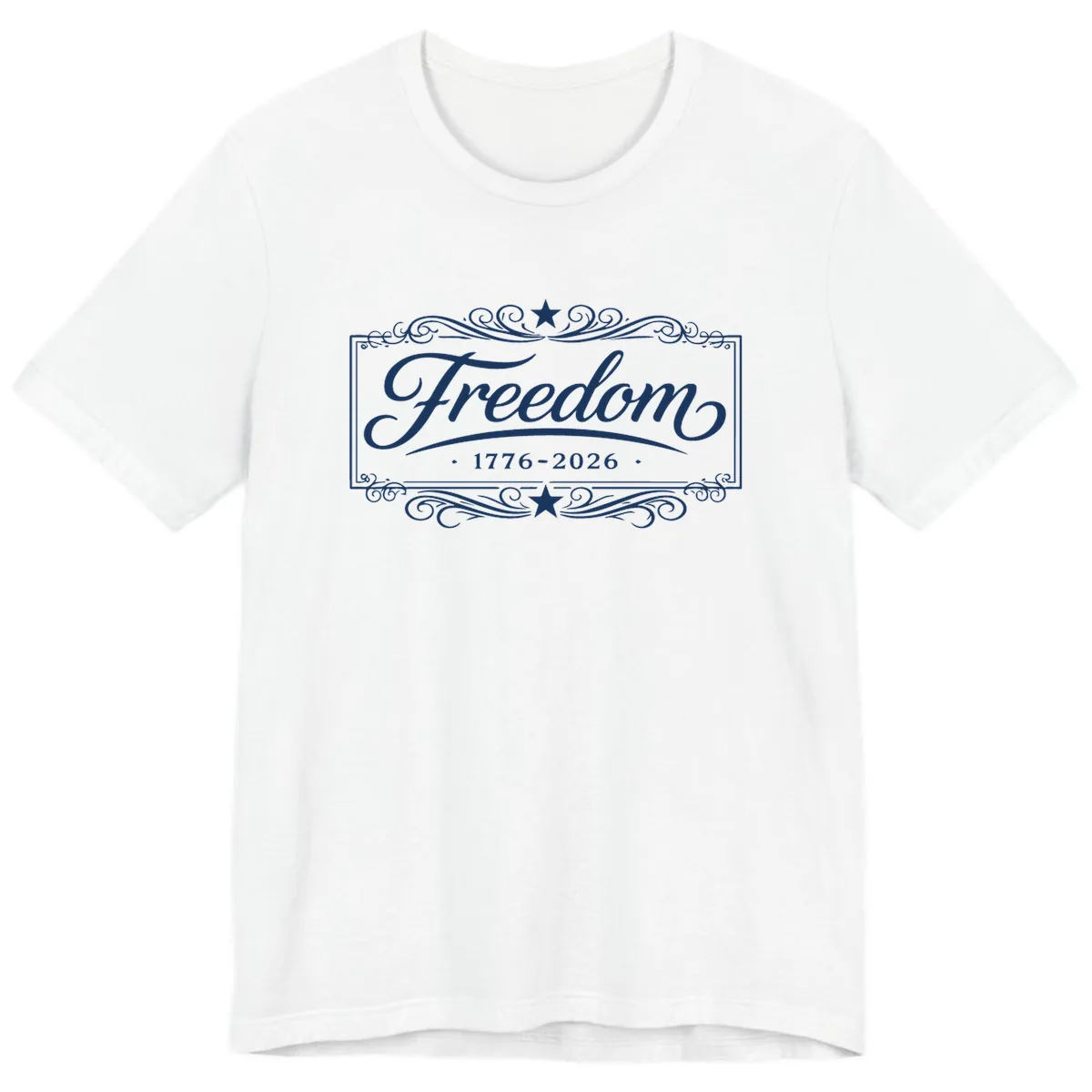 Freedom 250th Anniversary Premium T-Shirt in White