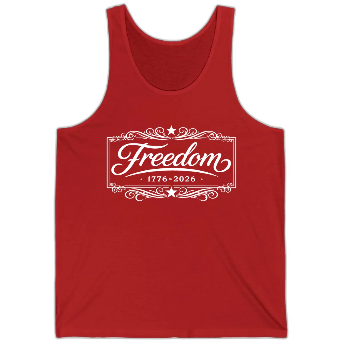 Freedom 250th Anniversary Tank in Red