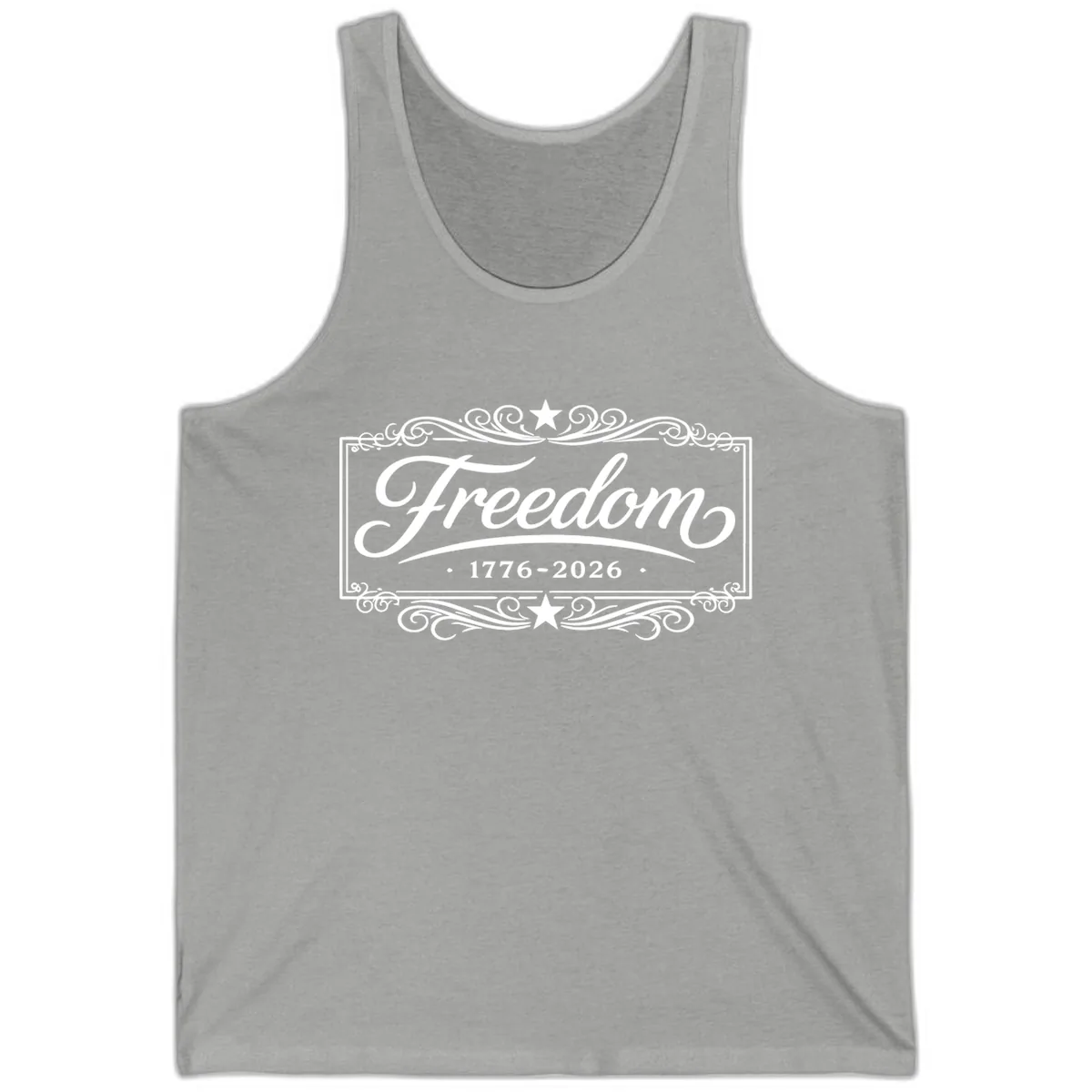 Freedom 250th Anniversary Tank in Athletic Heather