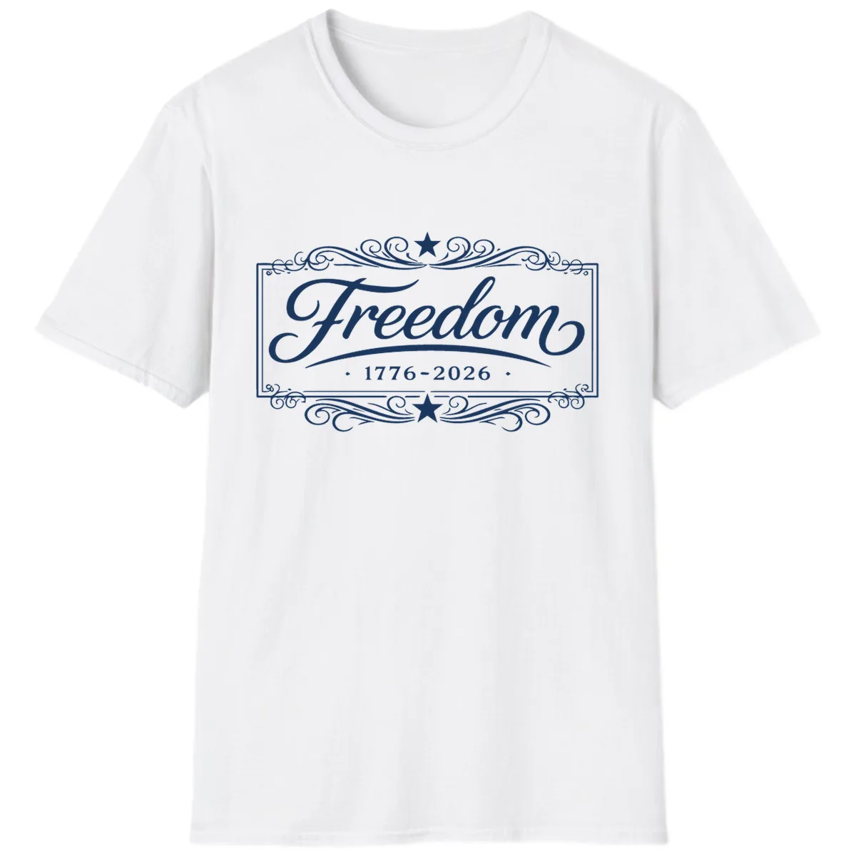 Freedom 250th Anniversary T-Shirt in White