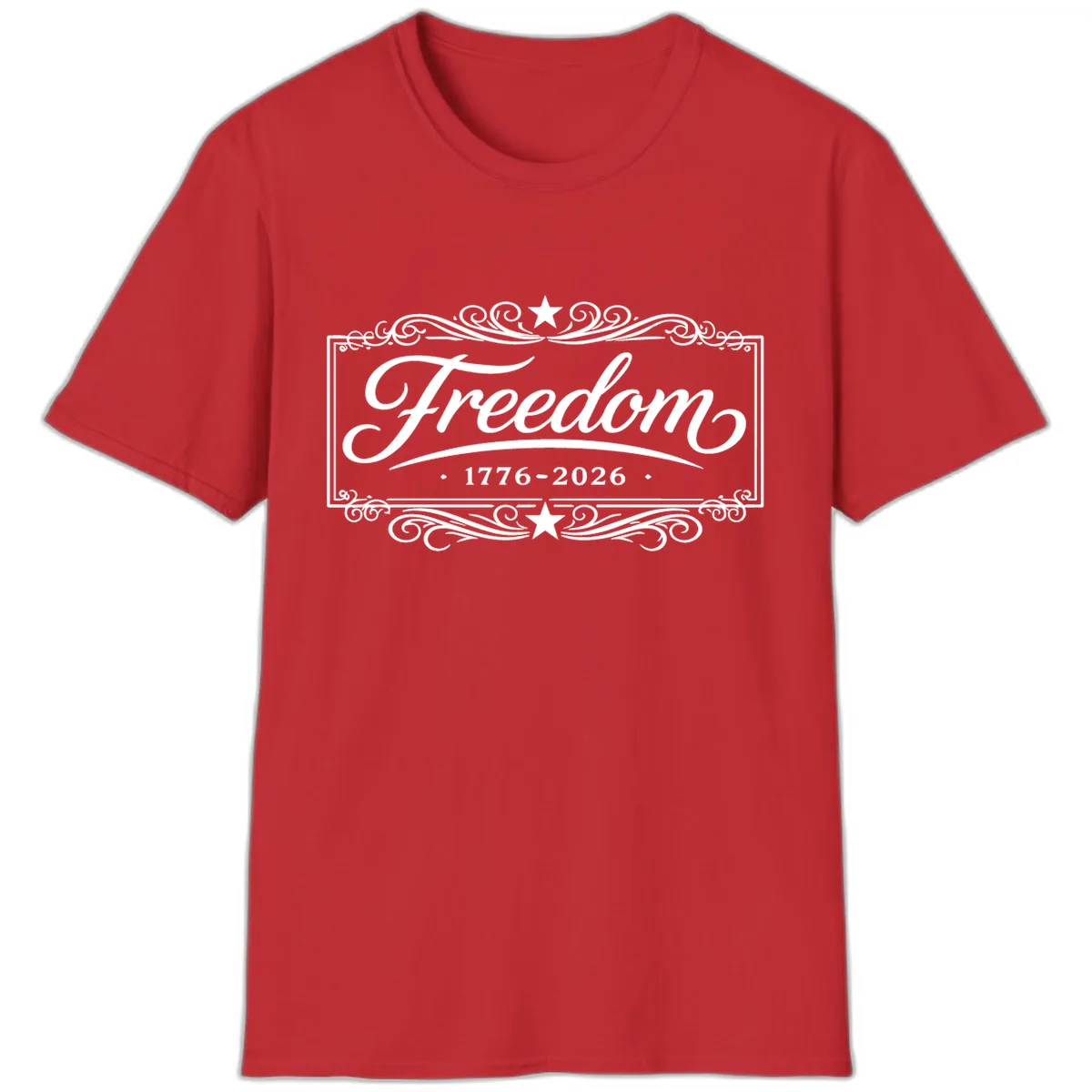 Freedom 250th Anniversary T-Shirt in Red