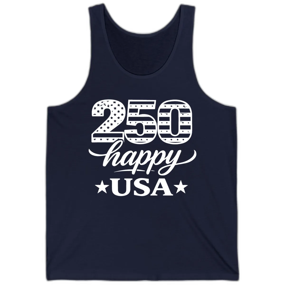America's 250th Happy USA Celebration Tank in Navy