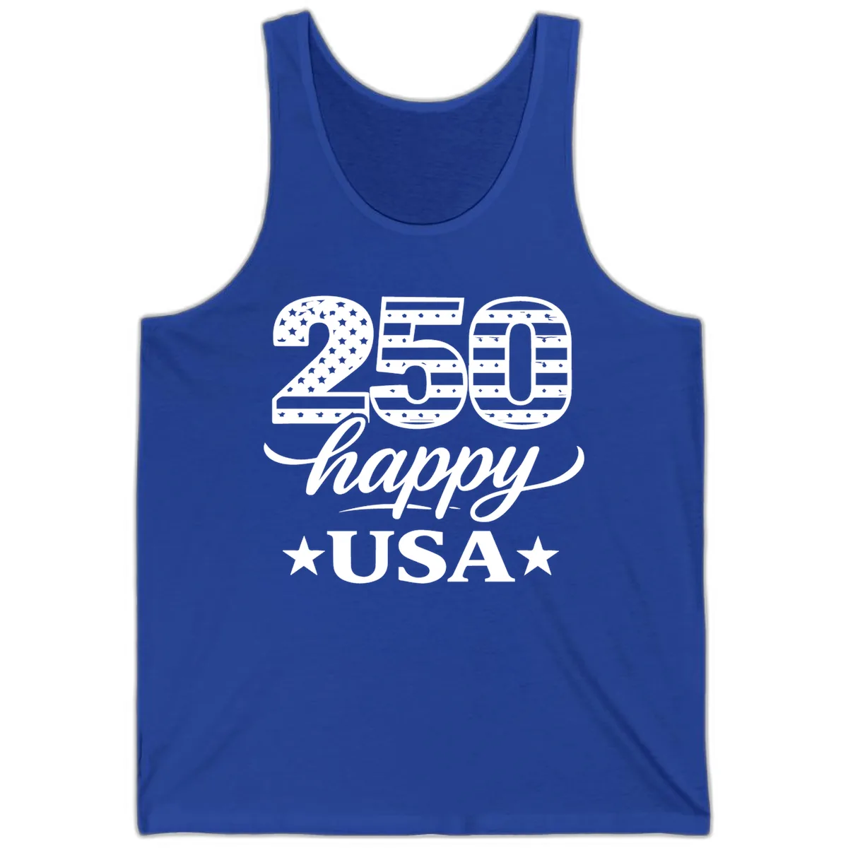 America's 250th Happy USA Celebration Tank in True Royal