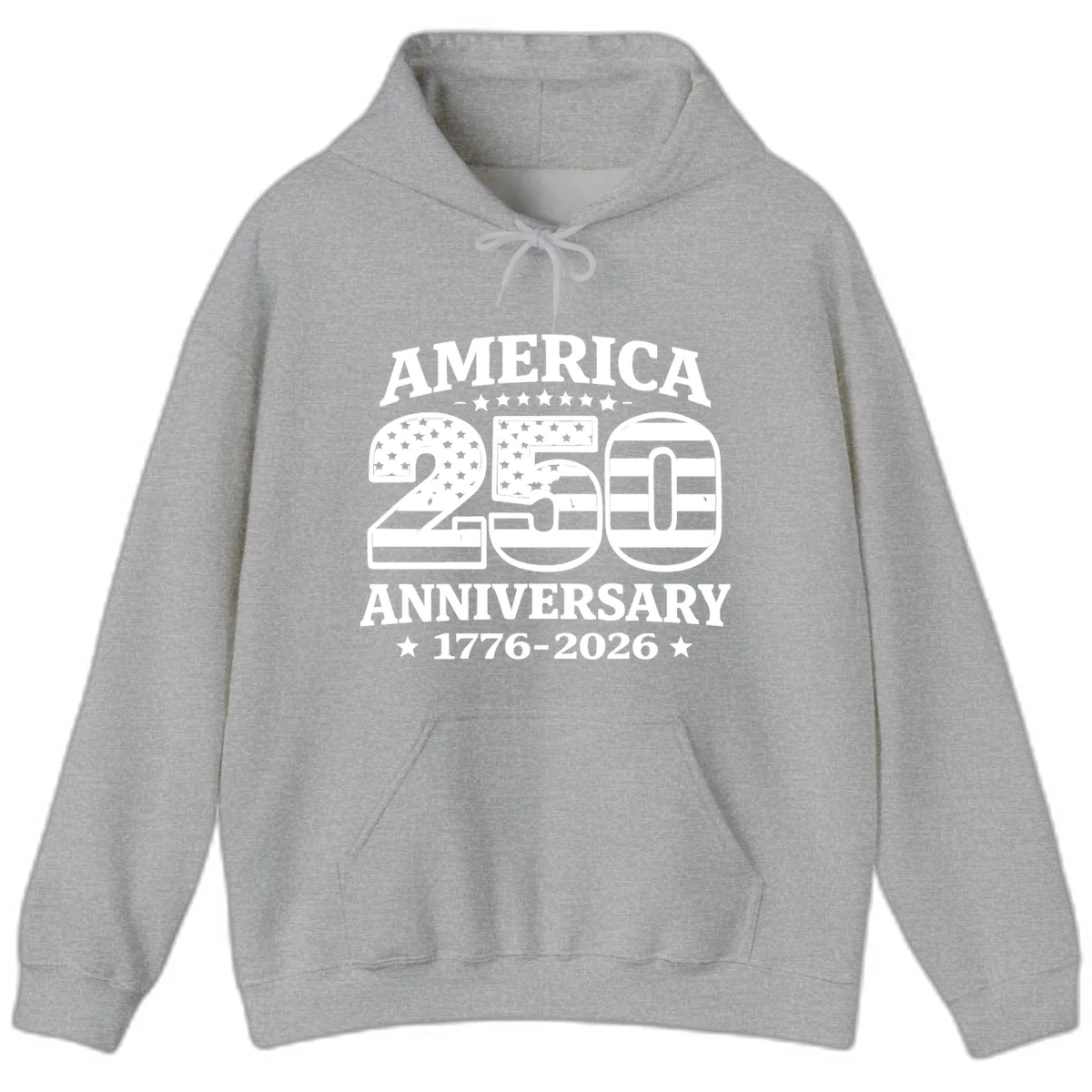 America 250th Anniversary Celebration Hoodie in Sport Grey