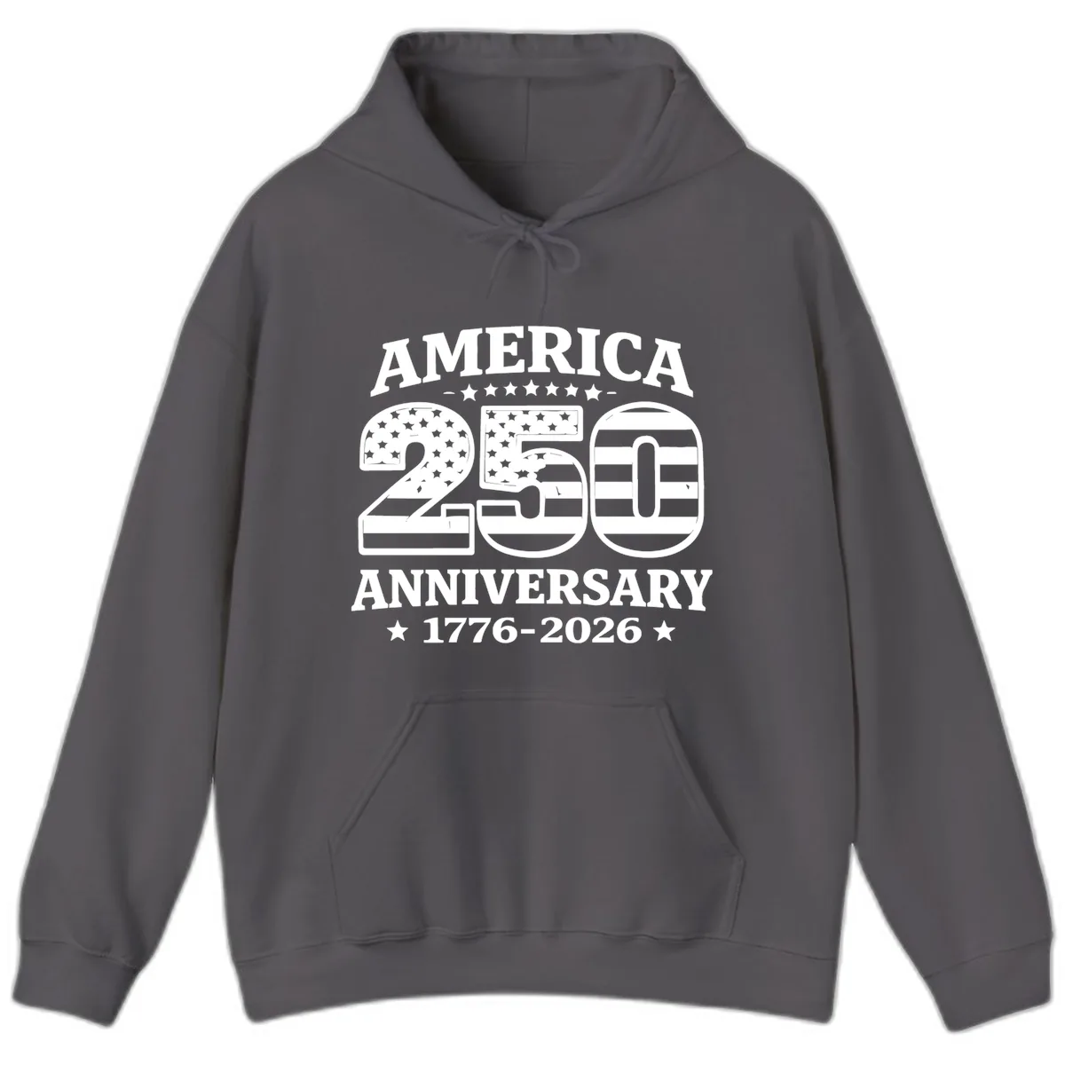 America 250th Anniversary Celebration Hoodie in Charcoal