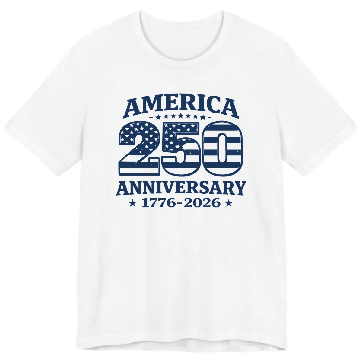 America 250th Anniversary Celebration Premium T-Shirt in White