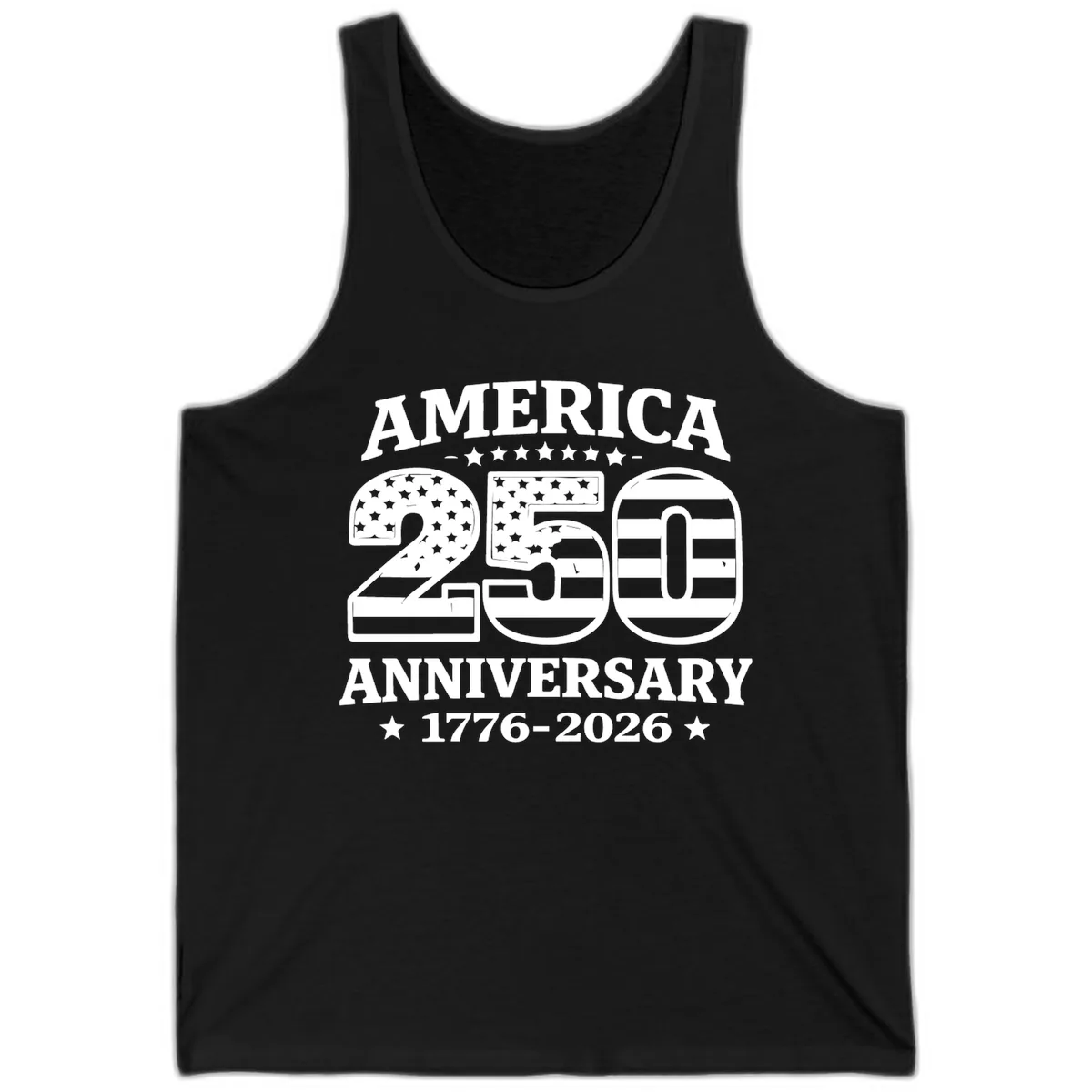 America 250th Anniversary Celebration Tank in Black