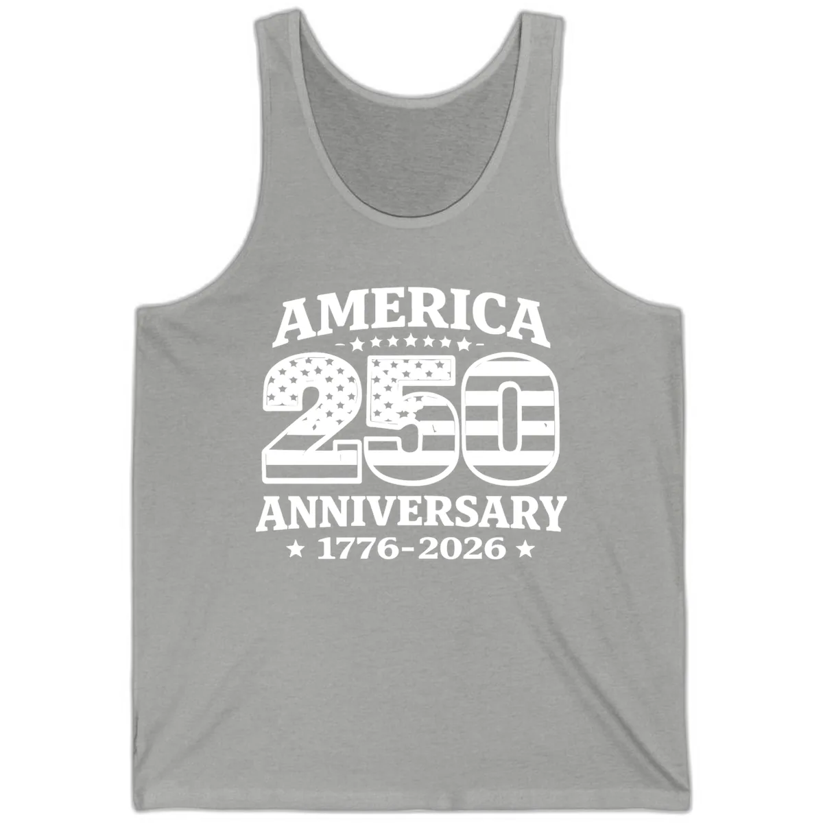 America 250th Anniversary Celebration Tank in Athletic Heather