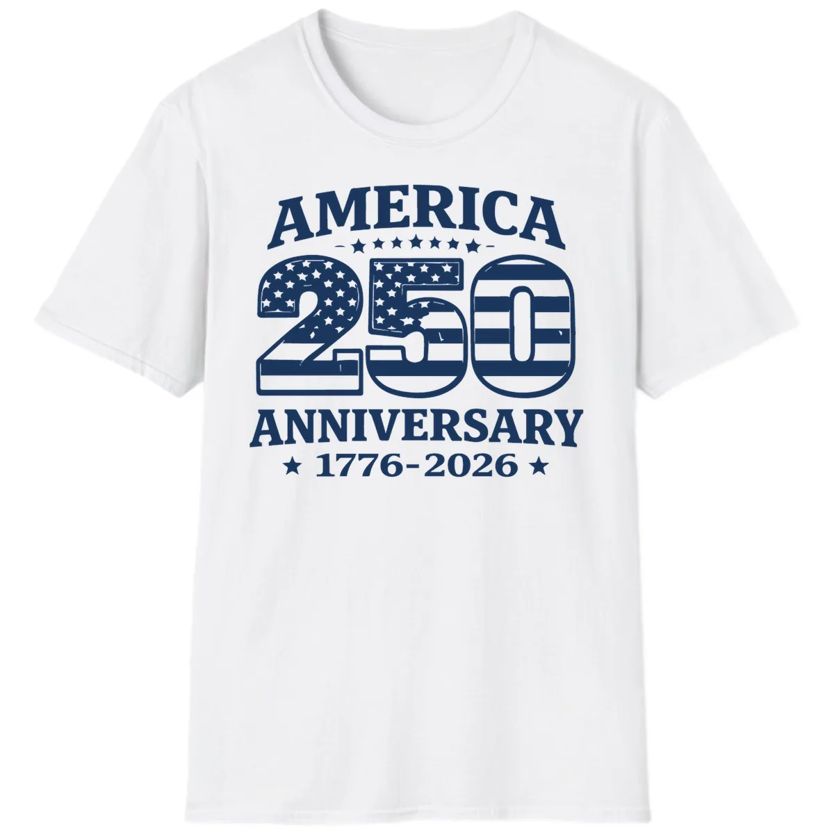 America 250th Anniversary Celebration T-Shirt in White