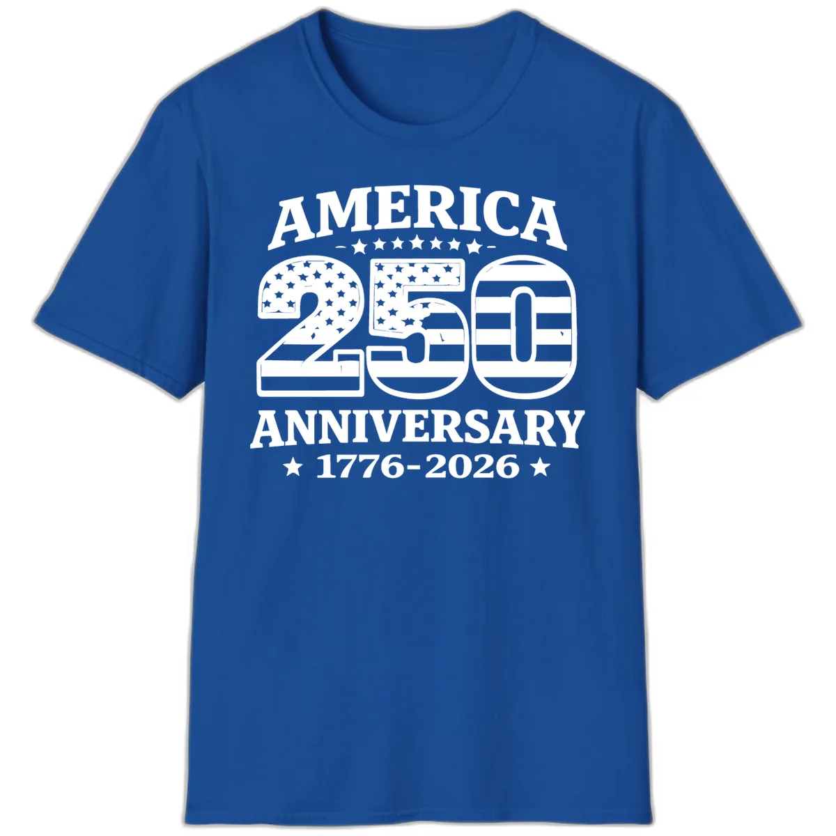 America 250th Anniversary Celebration T-Shirt in Royal